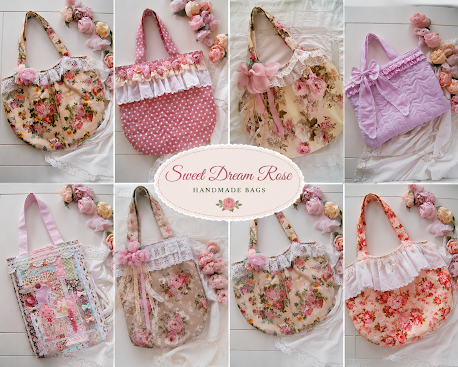 Unique Handmade Bags for Women: Quality Canvas, Vintage Roses, and Romantic Style