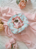 Shabby Chic Rose Makeup Bag – Handmade Floral Cosmetic Bag | Sweet Dream Rose